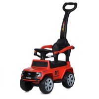 Дитяча каталка-толокар 2 в 1 M 5804EL-3 з батьківською ручкою