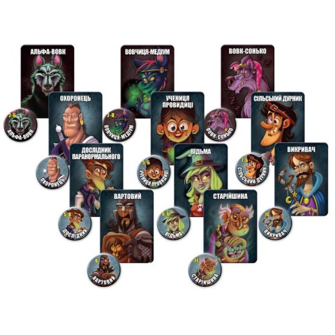 Настільна гра "Остання ніч: Світанок" WDB01UA 11 карток ролей