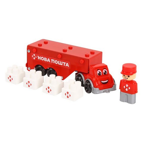 Дитячий металевий конструктор "Нова Пошта" 1416TXK, 135 деталей