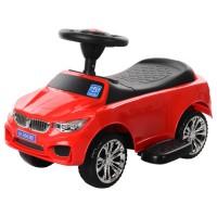 Дитяча каталка-толокар M 3503B-3 Червоний, з батьківською ручкою