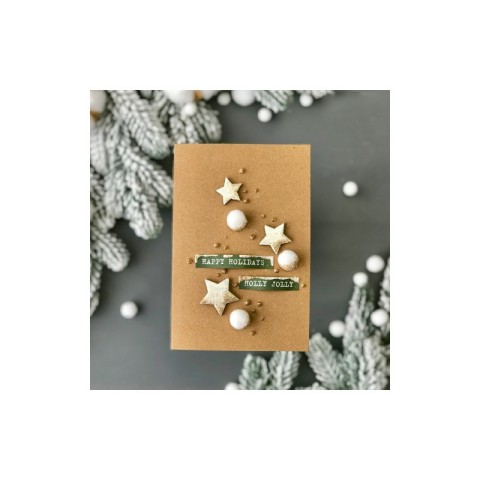 Набір для створення Різдвяних листівок "Sweet Christmas" FDGCK-041, 5 шт