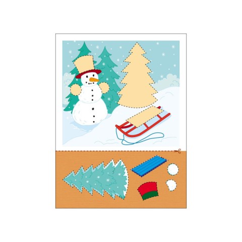 Блокноти-вирізалки "Силуетне вирізання" 16805 аплікації