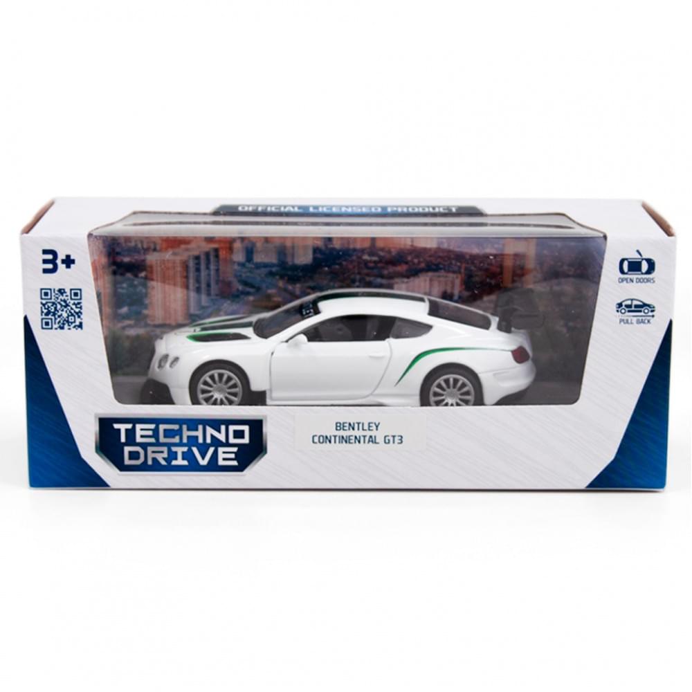Дитяча автомодель BENTLEY CONTINENTAL GT3 TechnoDrive 250258 білий