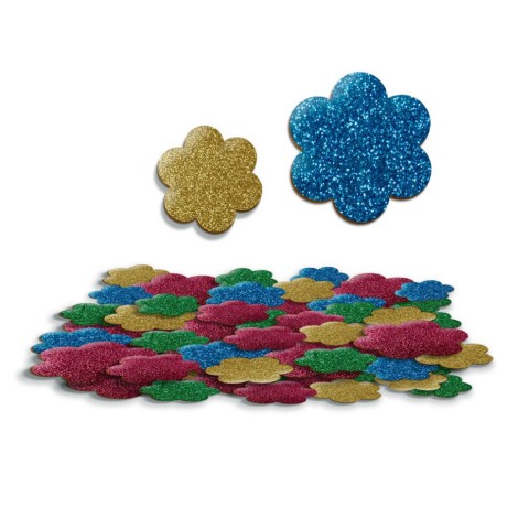 Дитячий набір м'яких наліпок "Квітка" VT4206-54, 50 наліпок