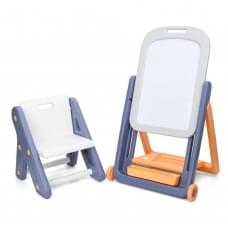 Дитячий мольберт 2 в 1 QC-BB03 зі стільчиком