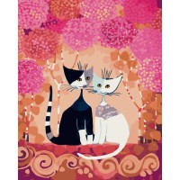 Картина за номерами. Brushme "Казкові котики" GX9897, 40х50 см