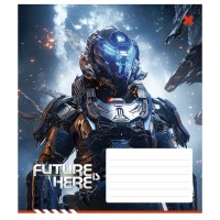 Зошит учнівський "Future is Here" 012-3417K-1 в клітинку, 12 аркушів