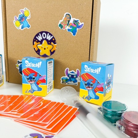 Набір для біо-тату "Wow Box Стіч " від Fresh Tattoo wow-box-stich-3 для 3 дітей