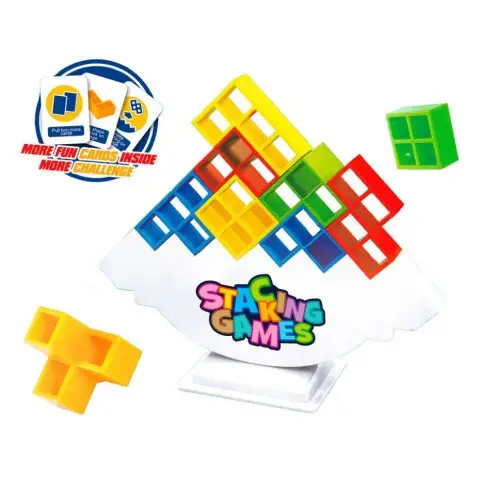 Дитяча настільна гра "Балансир - тетріс" S-128, 48 деталей