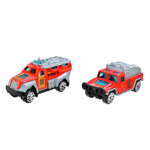 Дитячий трейлер з машинками PS006-2, 6 машинок