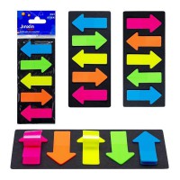 Закладка неонова "Stick Notes Стрілка" COLOR-IT Р06-1, 5 кольорів