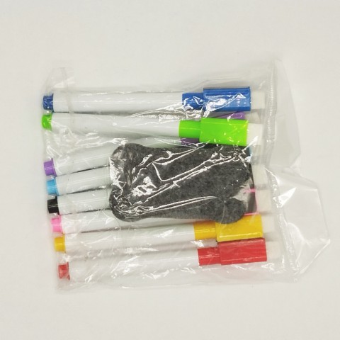 Набір маркерів для магнітної дошки 73485, 8 кольорів, з губкою