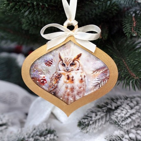 Творчий набір для створення 3-х ялинкових прикрас "Cozy Winter" FDCKW-054