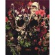 Картина за номерами "Череп в сухоцвітах" BS51520, 40x50 см