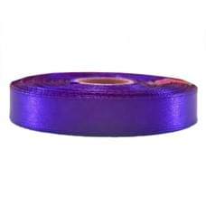 Атласна стрічка для рукоділля АБ-612, 1,2см x 23 м, Фіолетовий