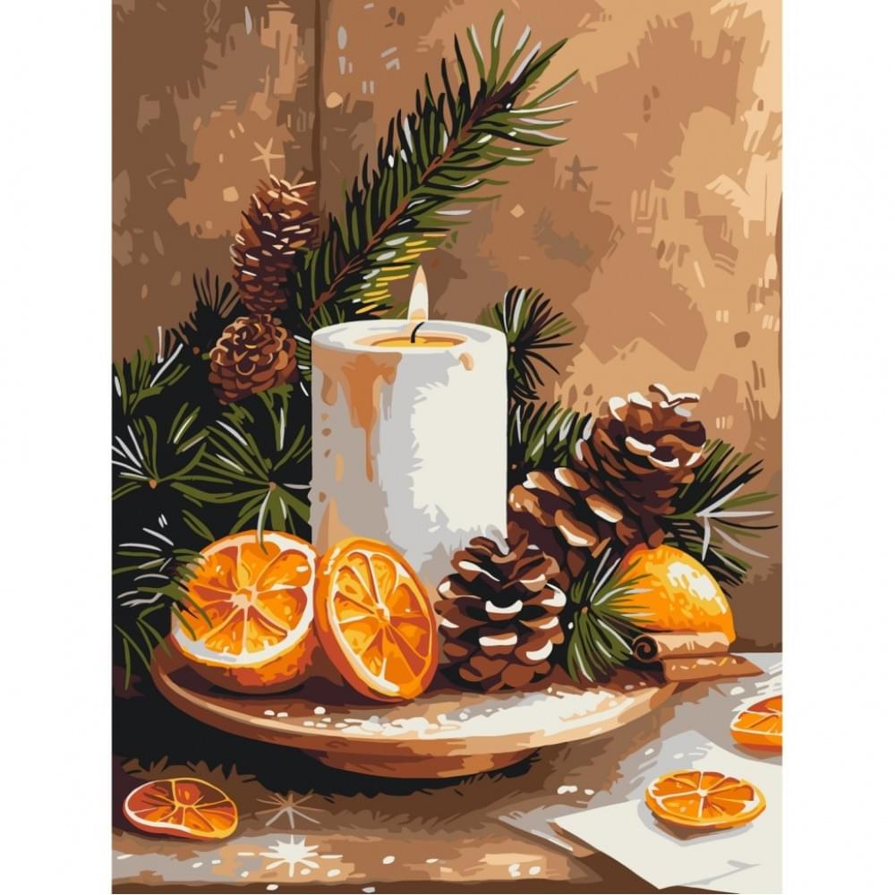 Картина за номерами "Апельсиновий затишок" 12517-AC 30х40 см