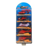 Ігровий набір вертольотів MZ568 металевий Червоний