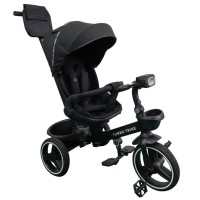 Велосипед дитячий триколісний MT 1002-1 Elegant Black з батьківською ручкою