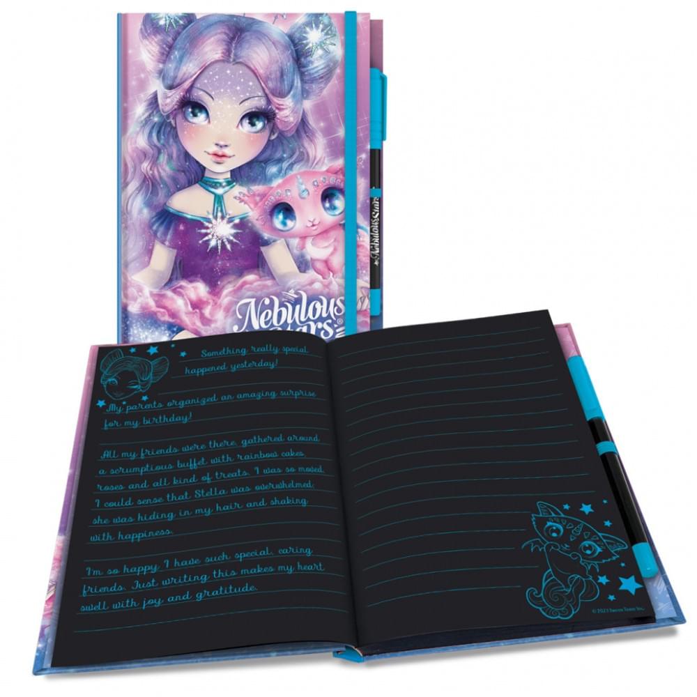 Блокнот чорні аркуші Делюкс Небулія Nebulous Stars 11583-1 з ручкою