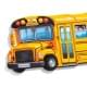 Дерев'яний пазл-вкладиш "Шкільний автобус" (ПСД270) PSD270