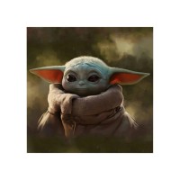 Постер на ПВХ "Yoda Grogu Portrait" UkrPoster 2200550041 без рамки, 50х50 см