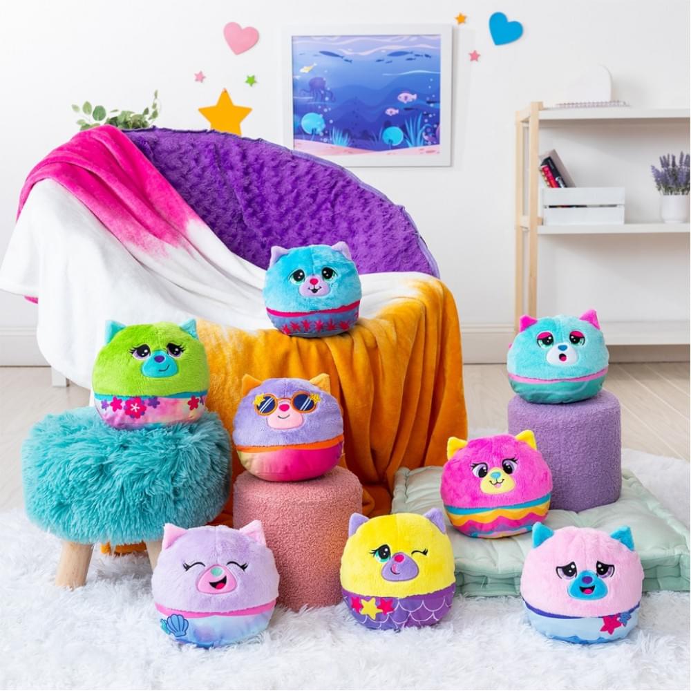 Дитяча м’яка іграшка "Кошеня в акваріумі" Misfittens 03945(W2) в ассортименті