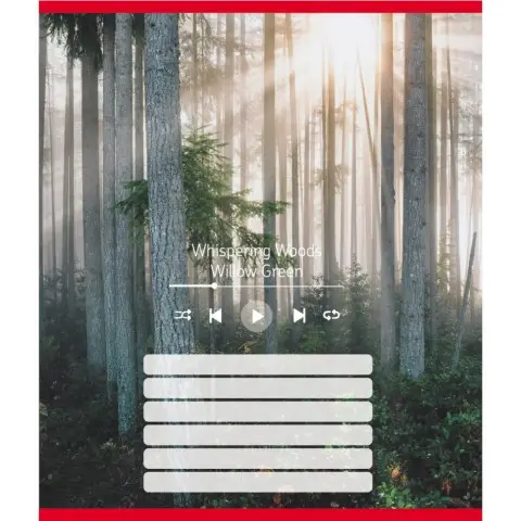 Зошит учнівський "Мелодія природи" 024-550252K-3 в лінію, 18 аркушів