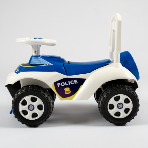 Дитячий толокар Машинка 0141/11 біло-синій