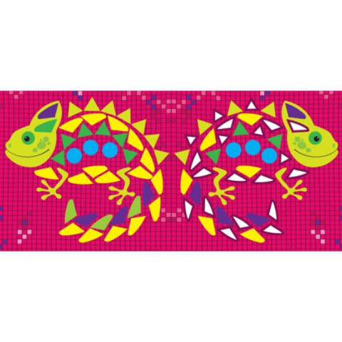 Розвиваюча книжка Наклейки-картинки "Хамелеон" 668004, 8 сторінок