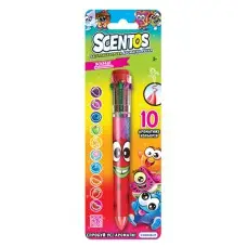 Многоцветная ароматная шариковая ручка Волшебное настроение W3 Scentos 11779-2(Red)