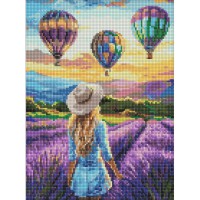 Алмазна мозаїка "Лавандові пригоди" ©art_selena_ua AMO8218, 30х40 см
