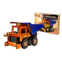 Дерев'яний 3D конструктор Самоскид Puz-00920, 96 деталей