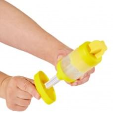 Незастигаюча маса для ліплення з пресом 595106, 5х6х19 см Жовтий