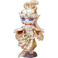 Фігурний пазл з дерева "Сурі" PZ016-A4C-AC 75-125 деталей, розмір А4, картонна коробка