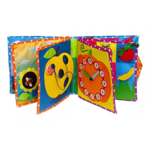 Текстильна розвиваюча книга для малят "Сонечко" 403686