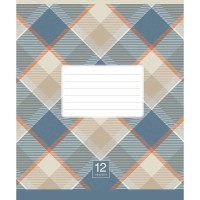 Зошит учнівський "Plaid pattern" 024-3345K-2 в клітинку, 24 аркуша