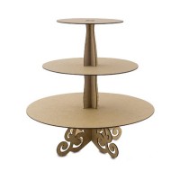 Заготовка для декорування "Підставка для солодощів Кругла" FDPO-088