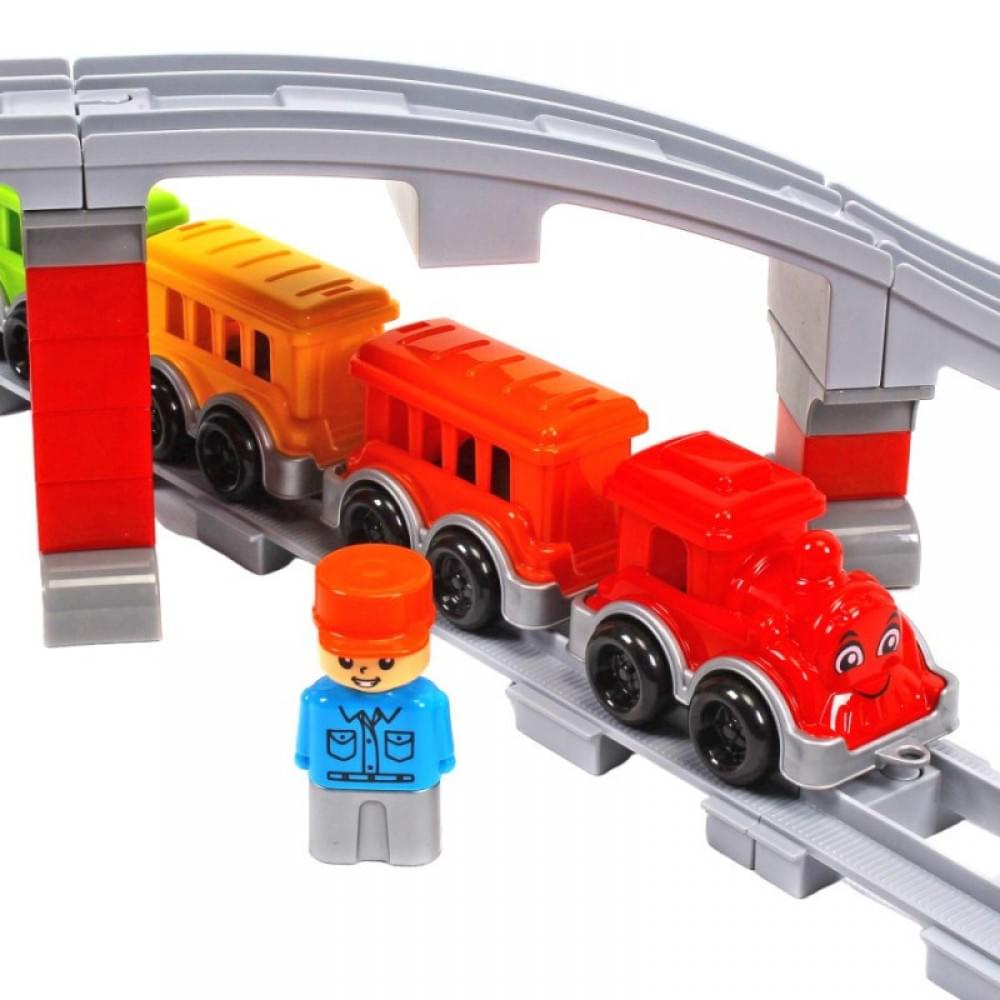 Дитячий набір конструктора "Залізниця" 1300TXK 59 деталей