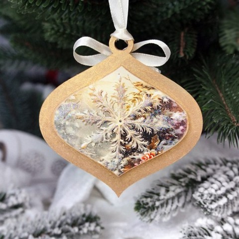 Творчий набір для створення 3-х ялинкових прикрас "Cozy Winter" FDCKW-054