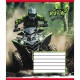 Зошит учнівський "Квадроцикли" 012-510232C-2 в косу лінію, 12 аркушів