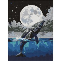 Алмазна мозаїка "Стрибок до небес" AMO8233, 30х40см