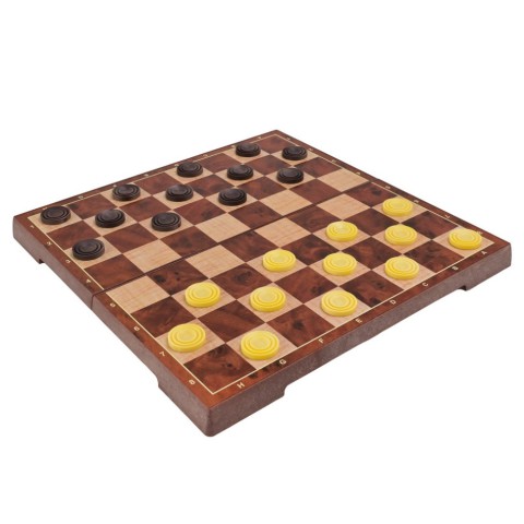 Набір настільних ігор "Магнітні шахи, шашки" 2 в 1 2458, 30,5х30,5х2 см