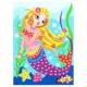 Дитяча мозаїка за номерами "Русалочка" 13-126-4 різнокольорові камінчики