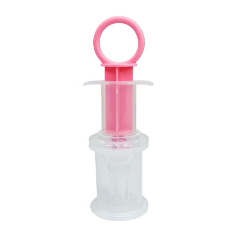 Дитячий Шприц-дозатор для ліків MGZ-0719(Pink) із мірним стаканчиком