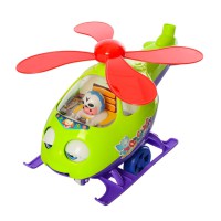 Дитяча каталка на палиці "Вертоліт" 0302(Green) зелена