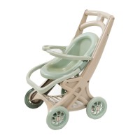 Коляска для ляльок з шезлонгом 0122/01eco бірюзовий