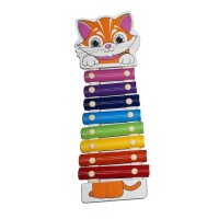 Дитяча іграшка Ксилофон MD0712 дерев'яний Котик