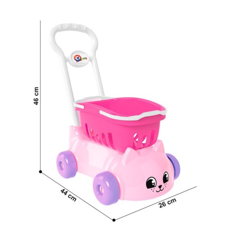 Іграшковий візок Котик ТехноК 7587TXK з кошиком