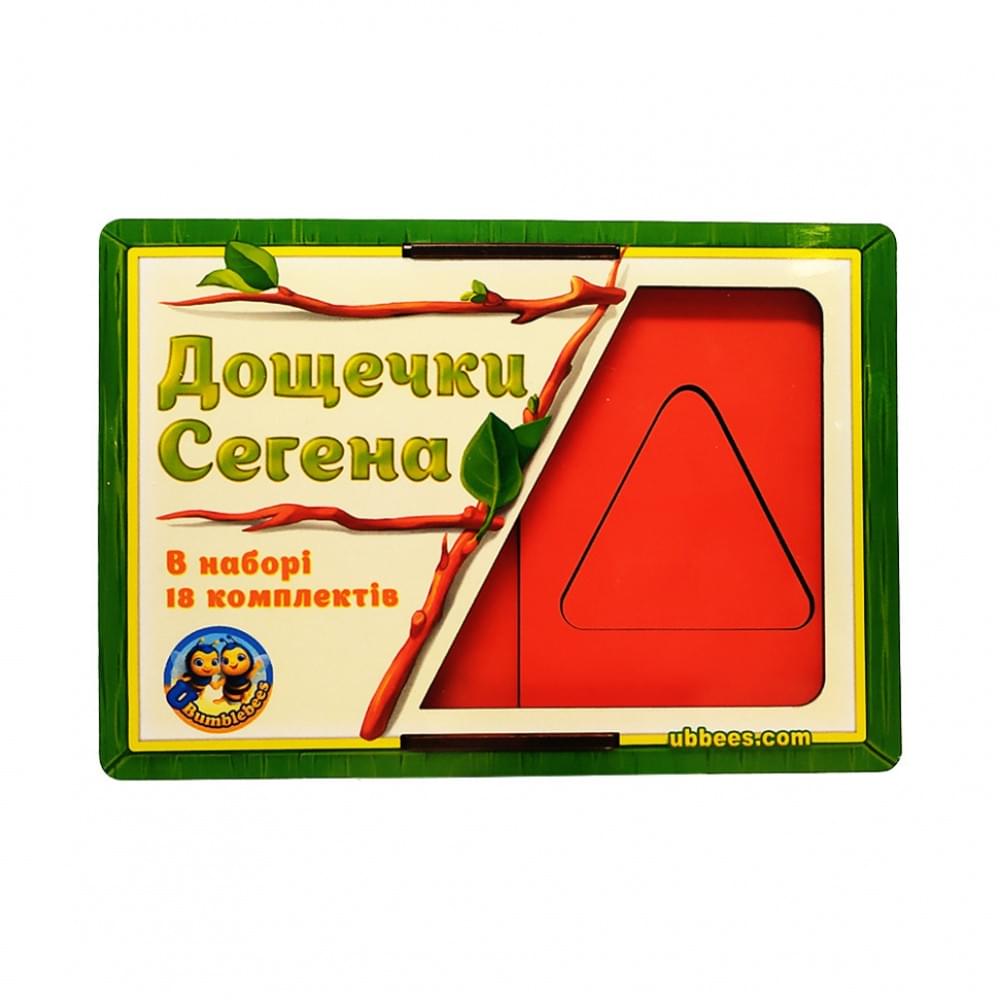 Вкладиші Дошки Сегена "фігури, кольори" (ПСД212) PSD212