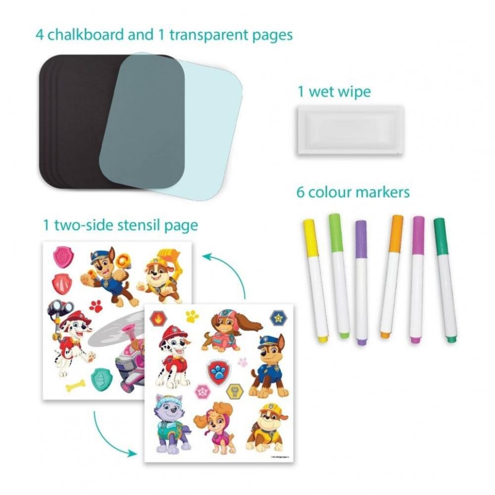 Дитяча набір для малювання "Paw Patrol" 200518, 6 кольорових маркерів